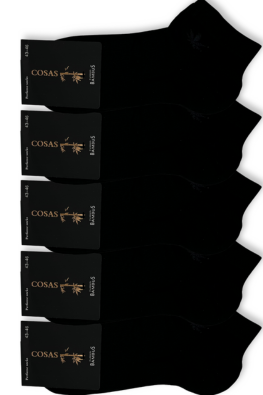 5x Bambusowe skarpetki męskie za kostkę 40LB1811-8