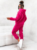 Dres damski bawełniany ocieplany 82143 - fuksja