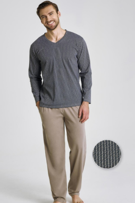 TARO PIŻAMA MĘSKA DŁUGA LUCA