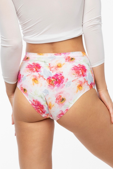 Julimex majtki damskie z wysokim stanem PEONY SIMPLE MAXI