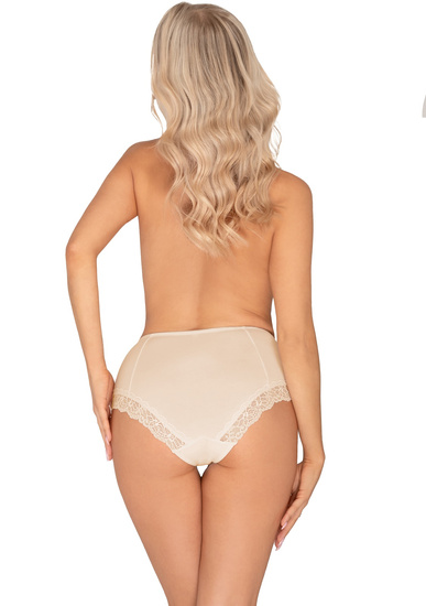 Majtki damskie z wysokim stanem Ewana 102 - beżowy