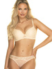 Konrad beżowy biustonosz push-up z koronką GIULIA