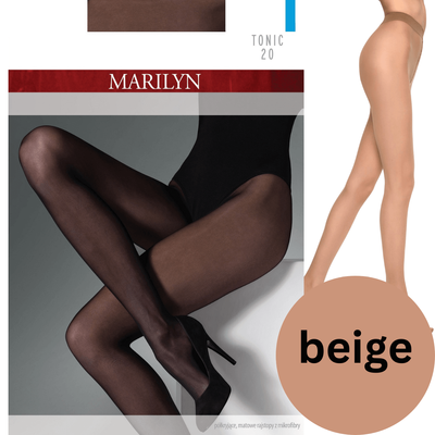 Marilyn rajstopy Tonic 20 półkryjące matowe - beige