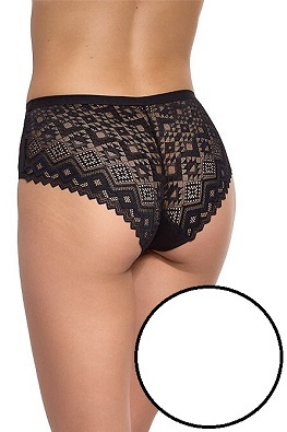 Gabidar białe pełne figi damskie z koronką z tyłu WZ.206