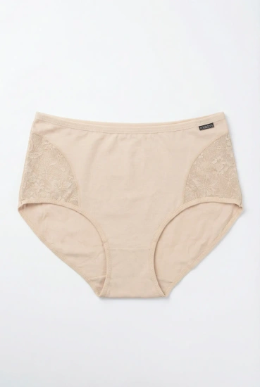 Bawełniane figi damskie z ozdobnym haftem 6665