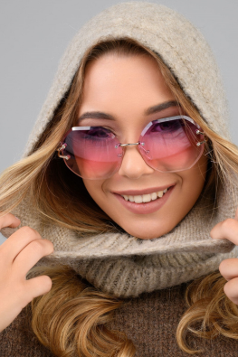 Kaptur komin wełniany zimowy LEMA 1705