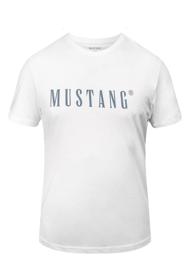 mustang t-shirt męski 4222 - biały