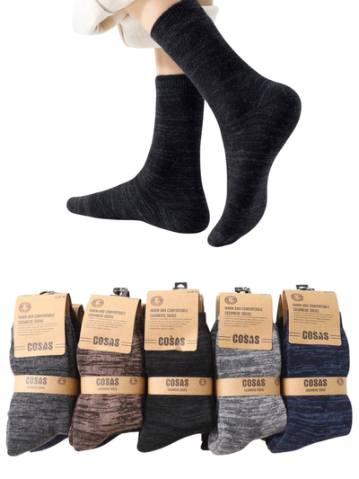 4x Kaszmirowe skarpetki męskie ADP60-08