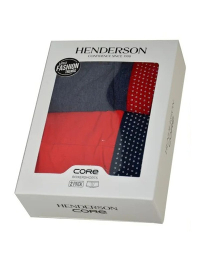 Bawełniane bokserki męskie 2 pak HENDERSON 40407 RBRAN