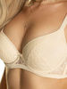Konrad beżowy biustonosz push-up z koronką GIULIA