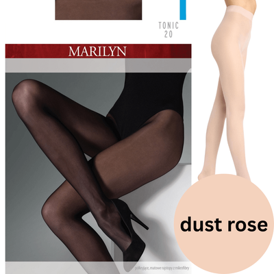 Marilyn rajstopy Tonic 20 półkryjące matowe - dust rose