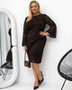 Koronkowa sukienka za kolano 541 PLUS SIZE