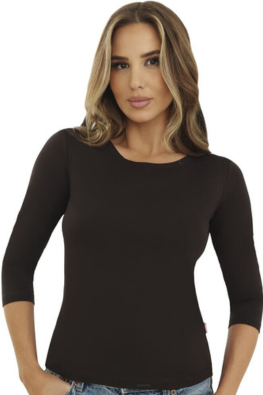 EMILI BLUZKA INA czekoladowy