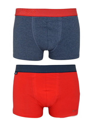 Bawełniane bokserki męskie 2 pak HENDERSON 40407 RBRAN