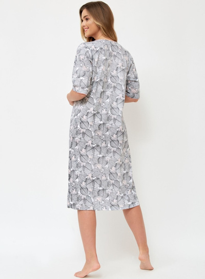 Długa koszula nocna z bawełny Leveza GILBERTA 1261