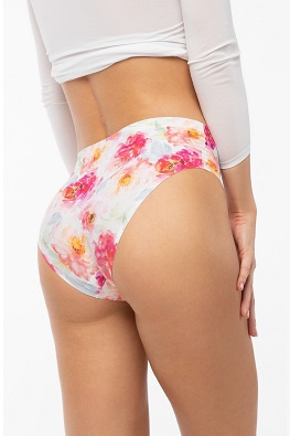 Julimex majtki damskie z wysokim stanem PEONY SIMPLE MAXI