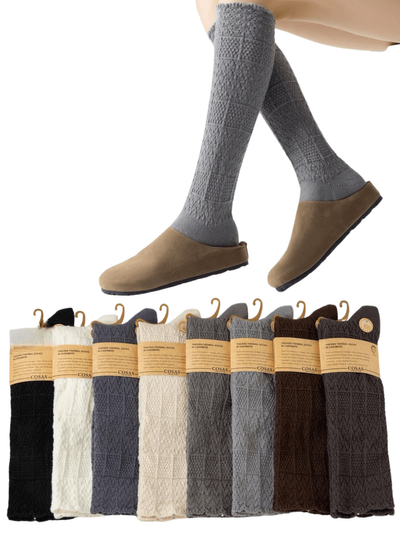 PODKOLANÓWKI DAMSKIE KASZMIROWE BDP8-99- czarny