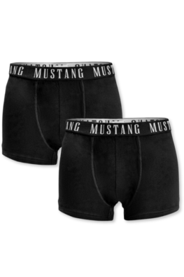 2x bokserki męskie MUSTANG 4270-1052 czarny/czarny