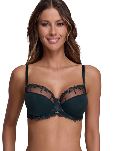 Ava biustonosz półusztywniany semi-soft AV 1030 MAXI  PETROL