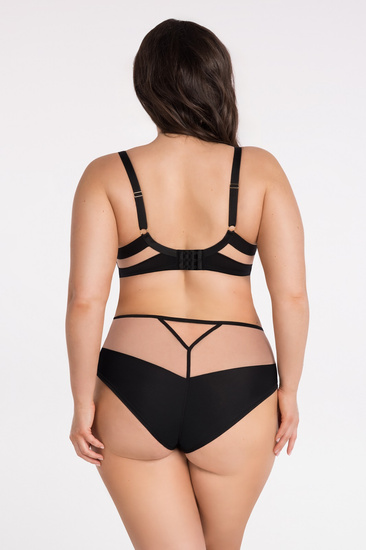 Gorsenia biustonosz miękki z ozdobnym łańcuszkiem Tesora K885