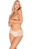 Majtki damskie koronkowe Ewana figi 100 - beżowy