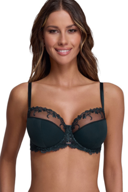 Ava biustonosz półusztywniany semi-soft AV 1030 PETROL