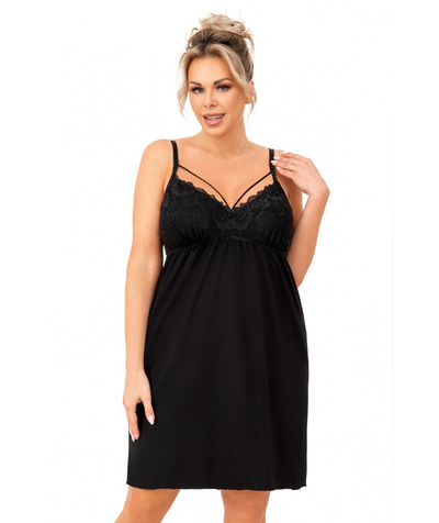 Kobieca koszula nocna z koronką Donna Sylvia Plus Size