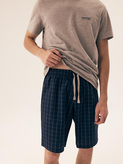 Henderson piżama męska krótki rękaw krótkie spodenki 42618 Dorm