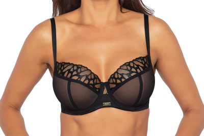 AVA BIUSTONOSZ SEMI SOFT AV 2056 BLACK MAXI