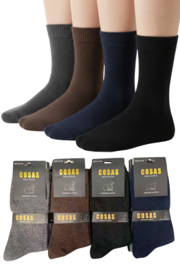 3x Skarpetki męskie angorowe klasyczne kolory ADP-21