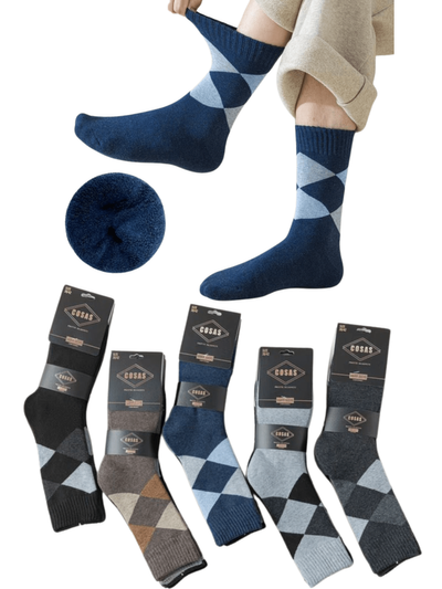 4x Skarpety męskie frotte w romby Cosas SP3-13