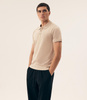 Beżowa koszulka męska POLO HENDERSON 43025 MILE