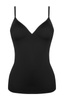 Czarna koszulka z wbudowanym biustonoszem 2w1 Julimex CAMI TOP BRA
