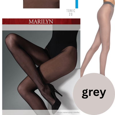 Marilyn rajstopy Tonic 20 półkryjące matowe - grey