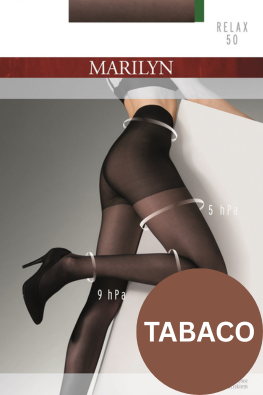 Rajstopy Marilyn Relax 50 przeciwżylakowe profilaktyczne - tabaco