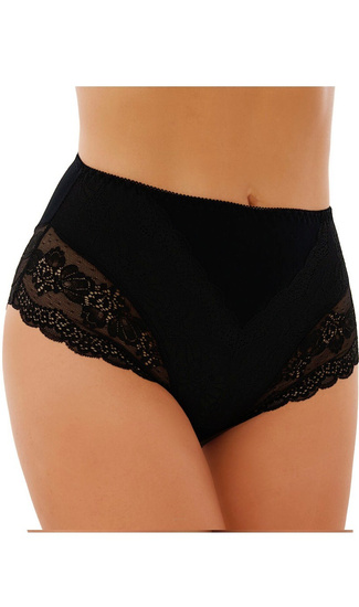 Emili figi damskie z koronką Melisa - czarny