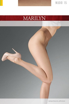 Rajstopy bezmajtkowe Marilyn NUDO 15 beż