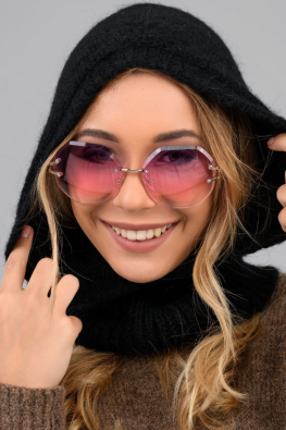 Kaptur komin wełniany zimowy LEMA 1705