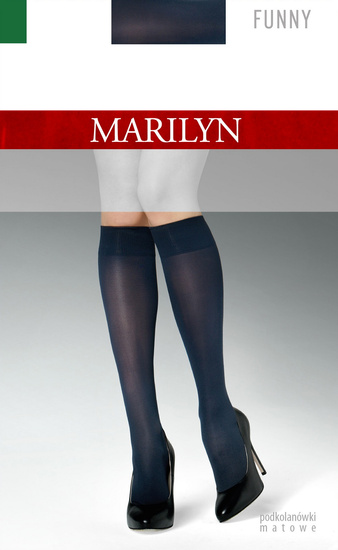 MARILYN PODKOLANÓWKI FUNNY nero