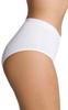 Majtki damskie z wysokim stanem gładkie Emili Soa Białe