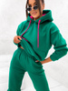 Dres damski bawełniany ocieplany 82143 - zielony