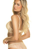 Konrad beżowy biustonosz push-up z koronką GIULIA