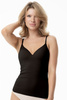 Czarna koszulka z wbudowanym biustonoszem 2w1 Julimex CAMI TOP BRA