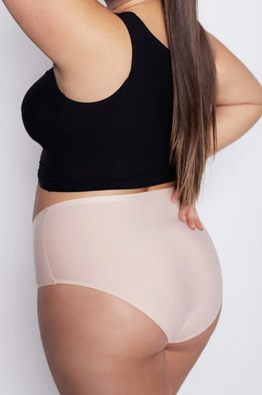 Julimex majtki figi Flexi-One Maxi Plus Size - beż