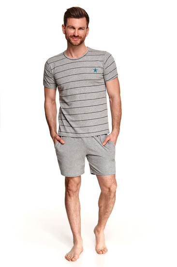 TARO PIŻAMA MĘSKA KRÓTKA BRUNO 2513 M-2XL