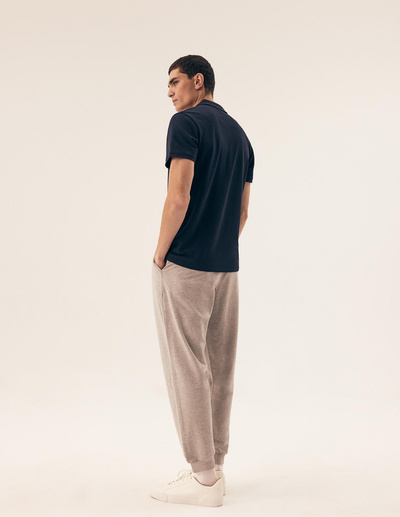 Granatowa koszulka męska polo HENDERSON 43025 MILE