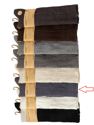 COSAS PODKOLANÓWKI DAMSKIE KASZMIROWE BDP8-99 - grafit