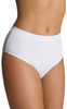 Majtki damskie z wysokim stanem gładkie Emili Soa Białe