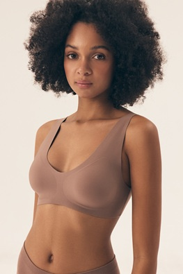 Henderson biustonosz sportowy bez fiszbin 42850 BAKE -  antyczny róż