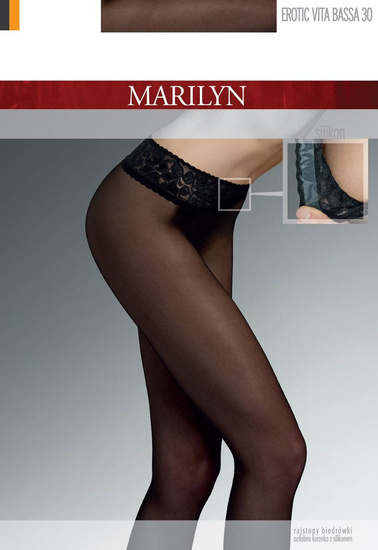 MARILYN RAJSTOPY EROTIC VITA BASSA 30 - TABACO